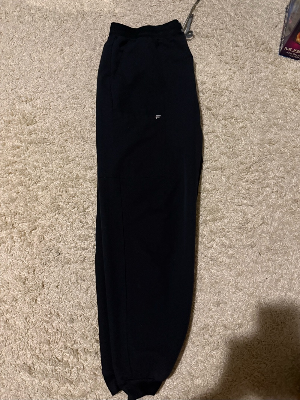 Fabletics Black V-Neck Top and Drawstring Pants Set - Picture 6 of 8
